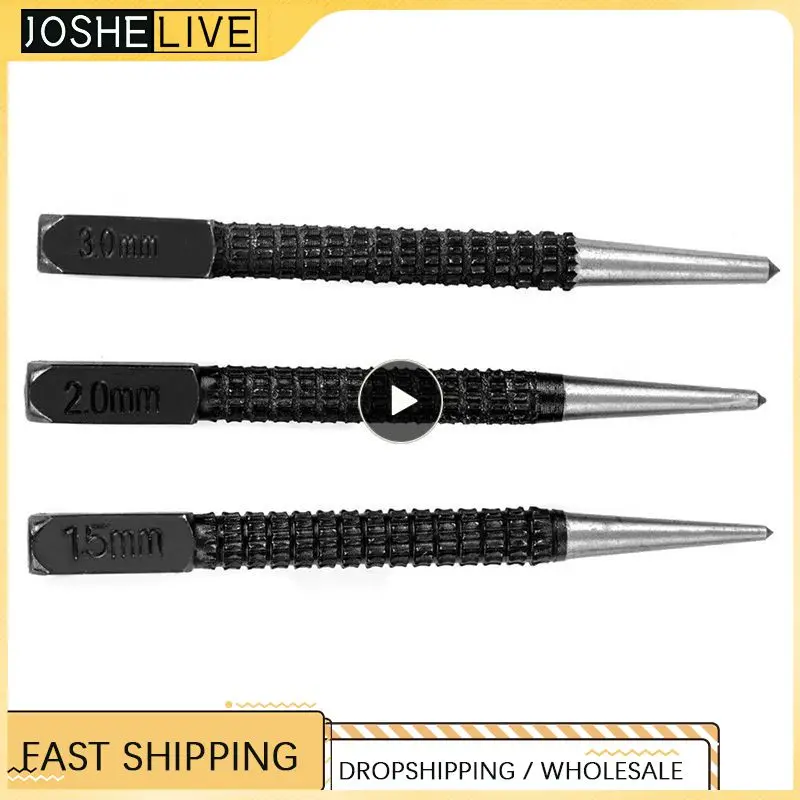 

1PCS Non-Slip Center Pin Punch Set 3/32" High-carbon Steel Center Punch For Alloy Steel Metal Wood Drilling Tool For Metal Wood