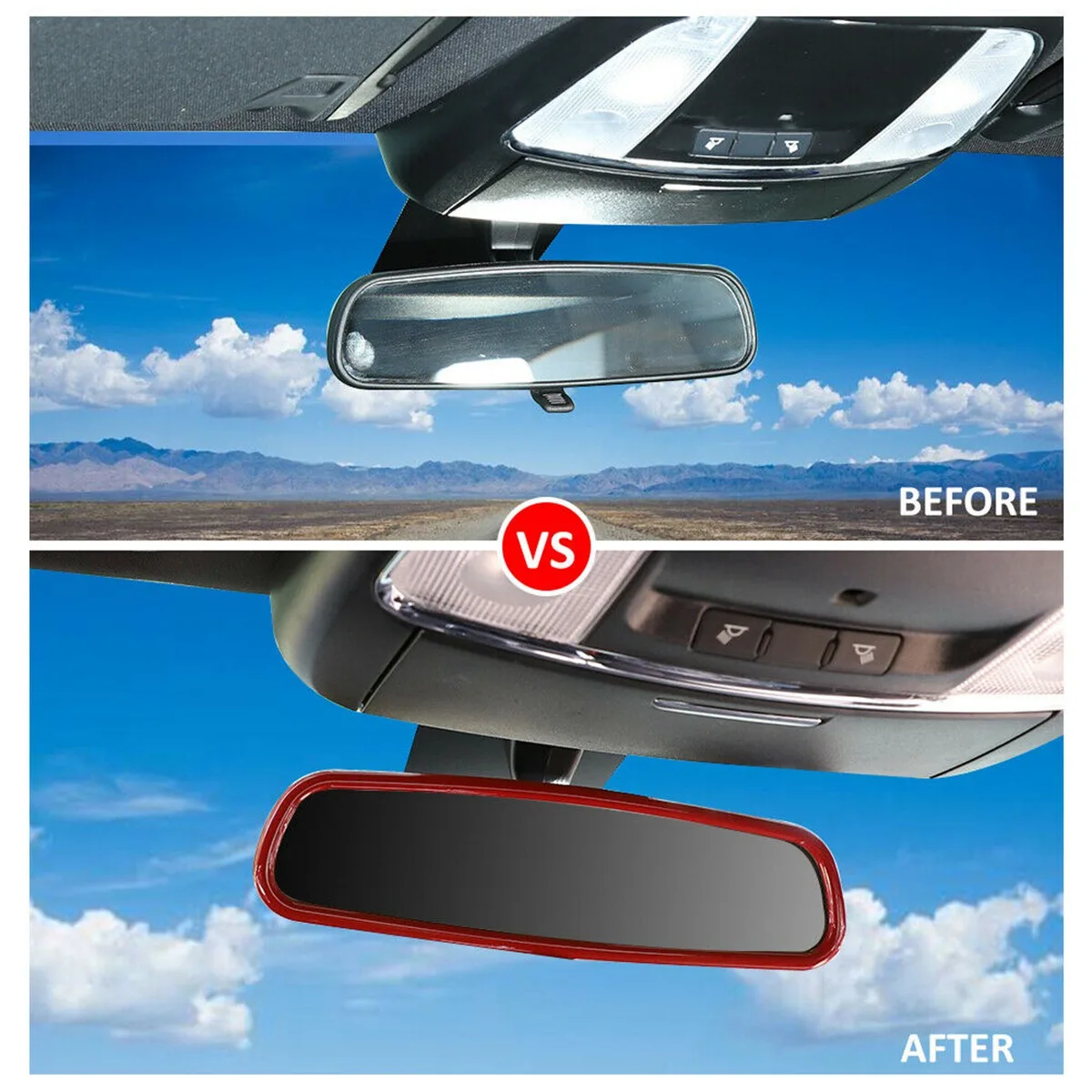 Декоративное кольцо для зеркала заднего вида в салоне автомобиля облицовочная