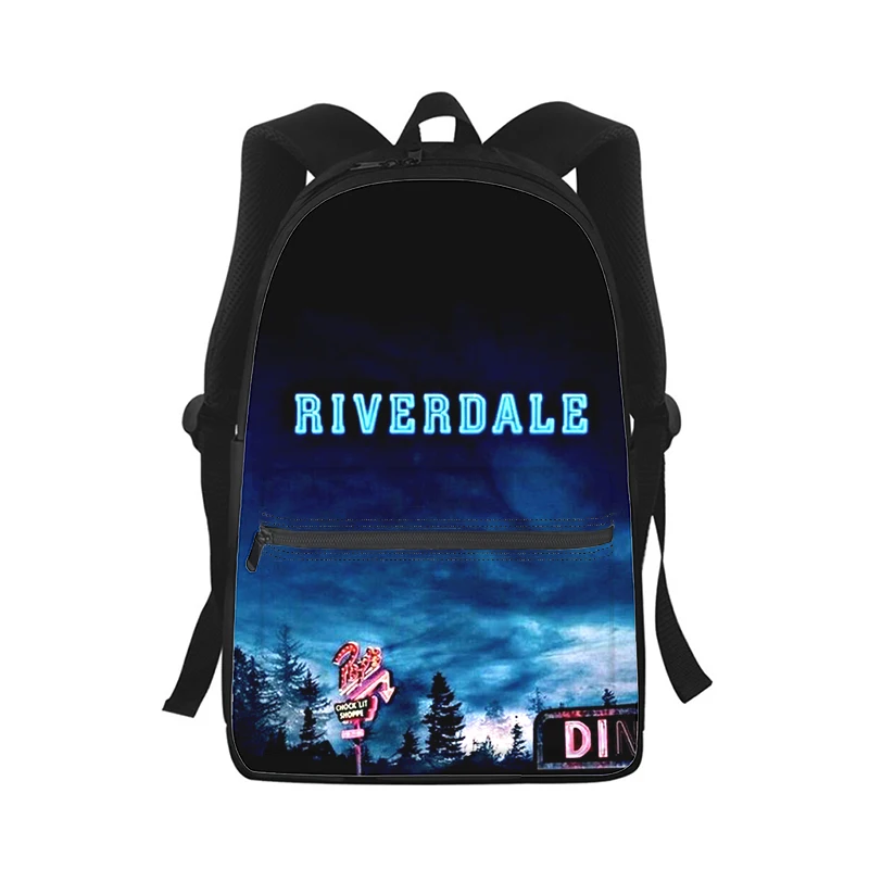 TV Riverdale Men Women Backpack 3D Print Fashion Student School Bag Laptop Backpack Kids Travel Shoulder Bag
