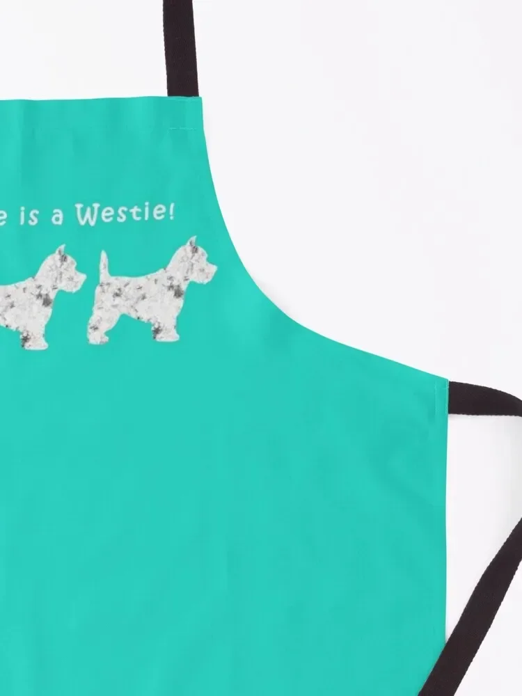 My Bestie is a Westie Фартук профессиональная парикмахерская кухонная одежда Для