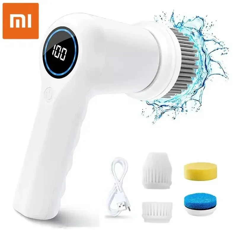 

Щетка Xiaomi электрическая для уборки дома, многофункциональный прибор для чистки кухни, вращение