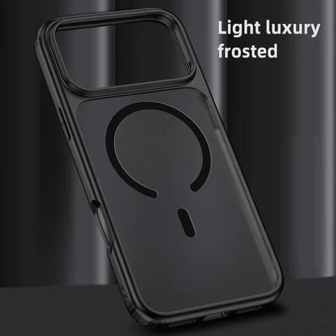 Матовый матовый и прозрачный магнитный чехол для телефона с беспроводной зарядкой для Apple iPhone 17 Pro Max 17, противоударная задняя крышка