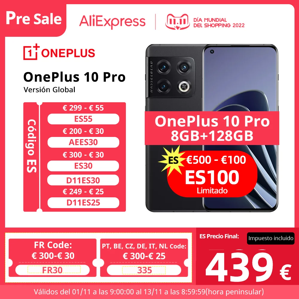 Tanie Przedsprzedaż Wersja Globalna OnePlus 10 Pro Snapdragon 8 Gen 1 5G Smartfon 6.7'' 120Hz AMOLED 5000mAh Bateria 65W SUPERVOOC Charge NFC Ceny Przedsprzedaż Wersja Globalna OnePlus 10 Pro Snapdragon 8 Gen 1 5G Smartfon 6.7'' 120Hz AMOLED 5000mAh Bateria 65W SUPERVOOC Charge NFC