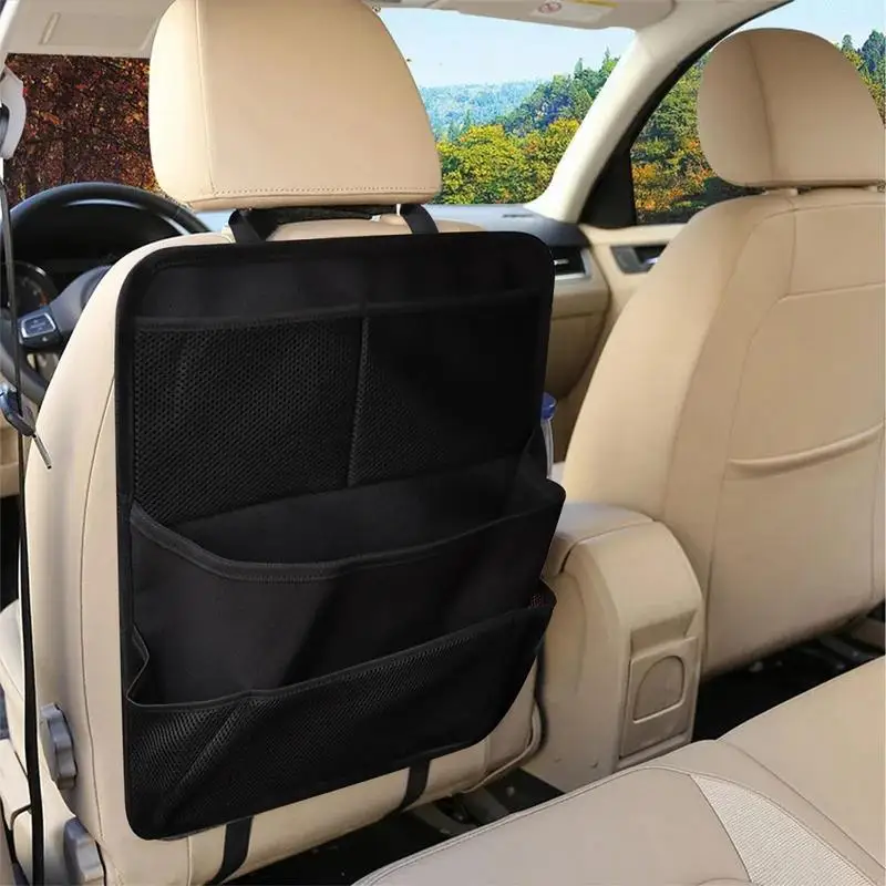 

Автомобильный сумка для хранения на спинку сиденья органайзер, подвесная сумка, коробка, бумажное полотенце, органайзер для хранения телефона для большинства автомобилей