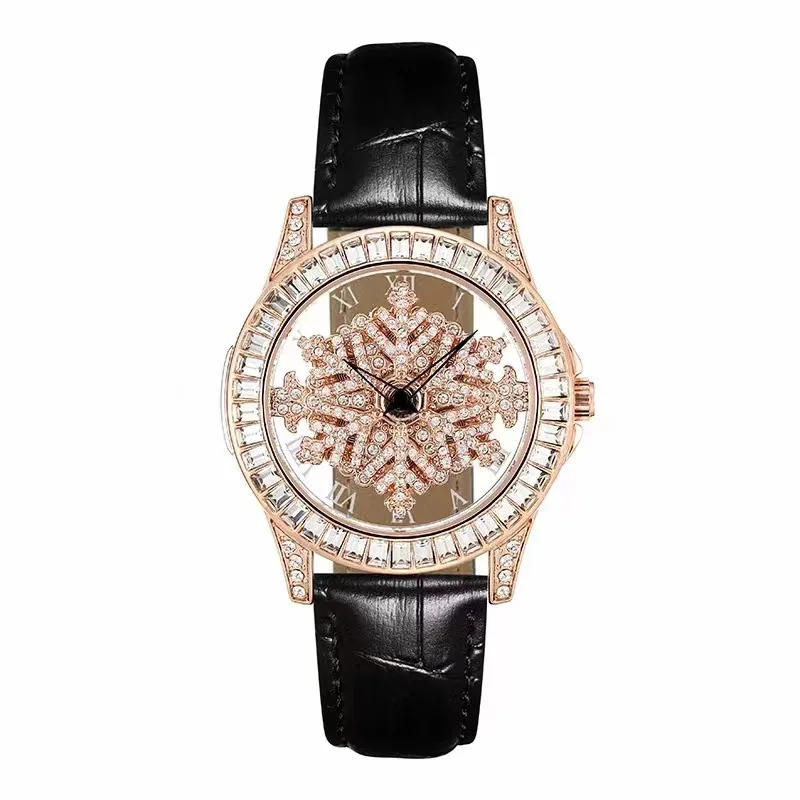 Часы-скелетоны для женщин роскошные женские кварцевые наручные часы со