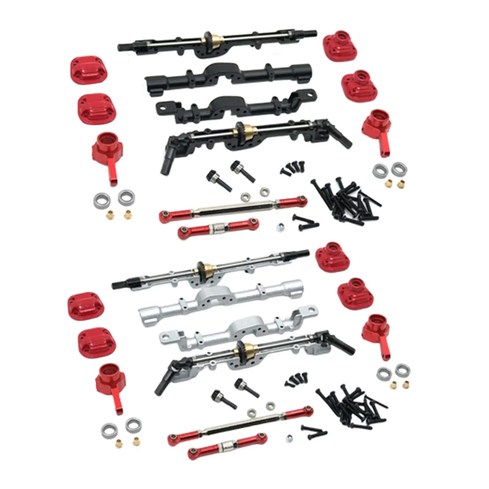 

Metl RC Front Rer xle Upgrde Prts for D99S 1:12 Cr Crwler Trucks Vehicles