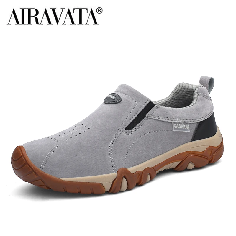 Men Loafers Fashion Suede Casual Sneakers Slip on Breathable Antiskidding Walking Shoes Man Sneakers