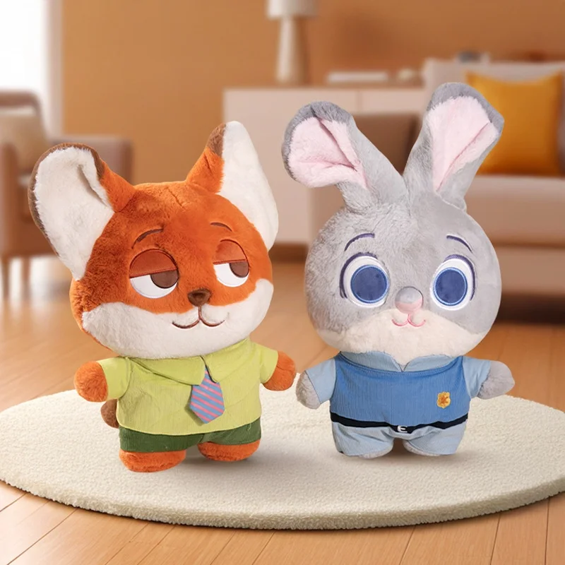Фото 38 см Disney Zootopia 2 плюшевый костюм Ник Уайльд Джуди Обручи Главный Бого большая мягкая кукла в виде животного коллекция подарков на день рождения №2