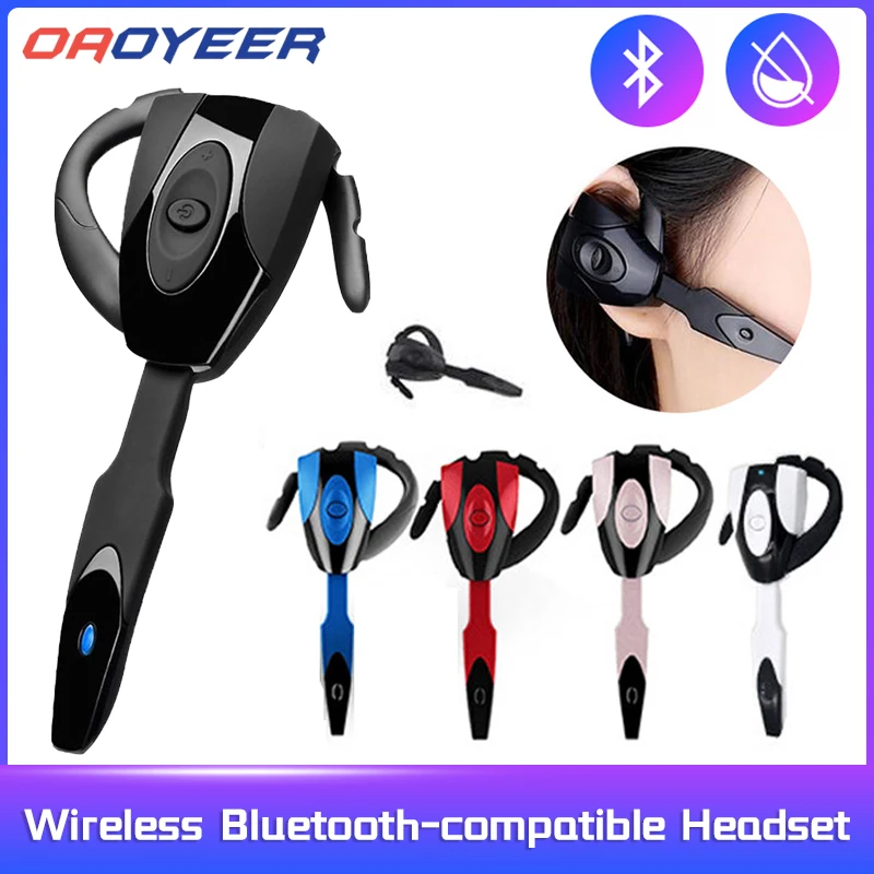 

Wireless Bluetooth Headset With Microphone Earphone Bluetooth Headphones Rechargeable Long Standby Handsfree Wireless Headset