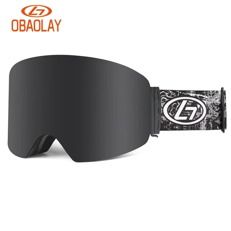 Мужские солнцезащитные очки OBAOLAY велосипедные с двойными линзами спортивные для