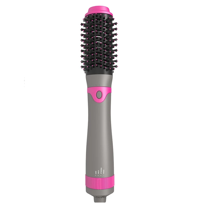 

Top Deals Hair Dryer Brush Hot Air Brush One Step Hair Dryer Upgrade Feature Anti-Scald Negative Ion Hair Straightener Brush Wit