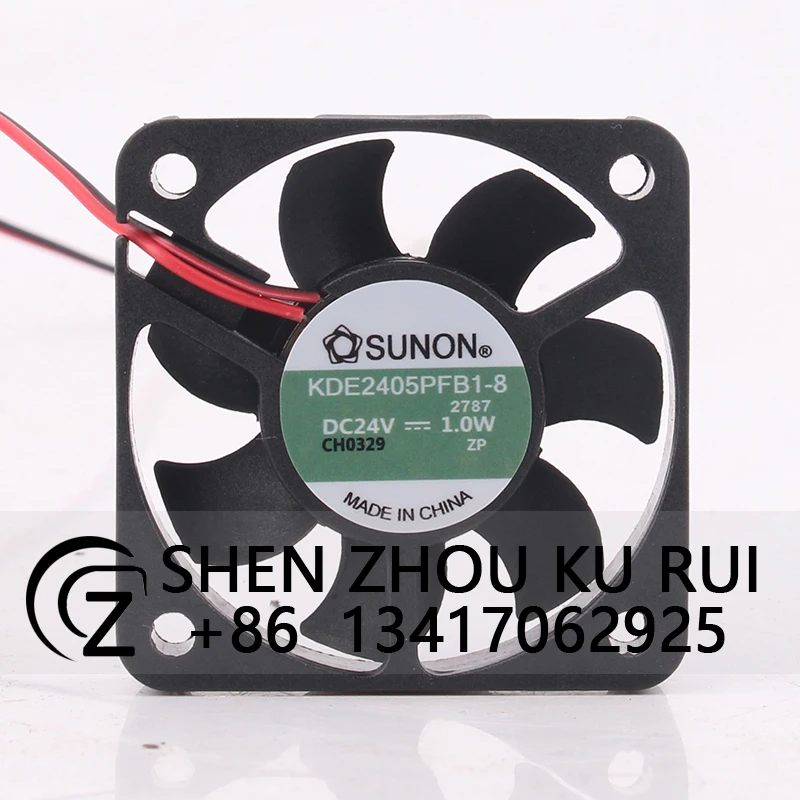 

KDE2405PFB1-8 Case Fan for SUNON 50X50X10MM 5010 24V 1.0W 5CM Dual Ball Bearing Inverter Large Air Volume Cooling Fan