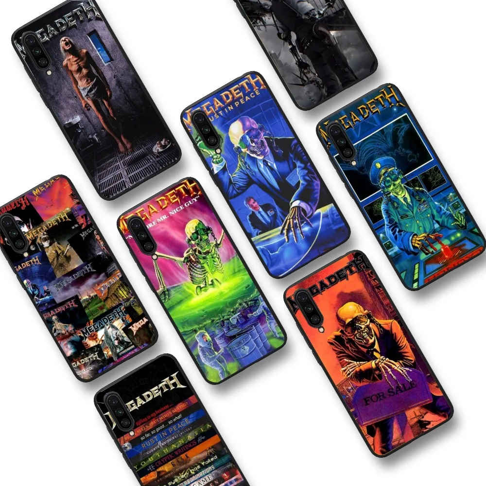 Rock M-Megadeths Music Phone Case For Xiaomi Mi 5X 8 9 10 11 12 Lite Pro 10T PocoX3pro PocoM3 Note