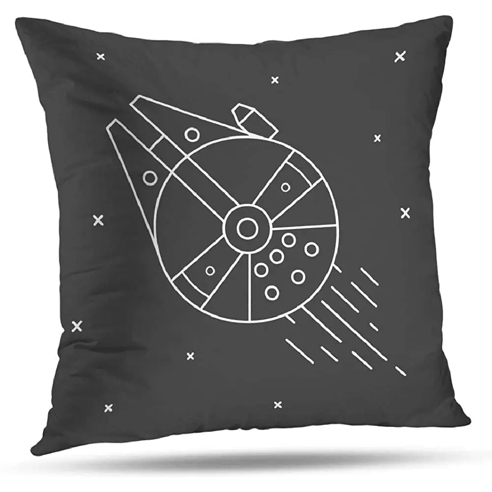Красивые Чехлы Mr.Q для подушек 16X16 дюймов космический корабль Звездные войны