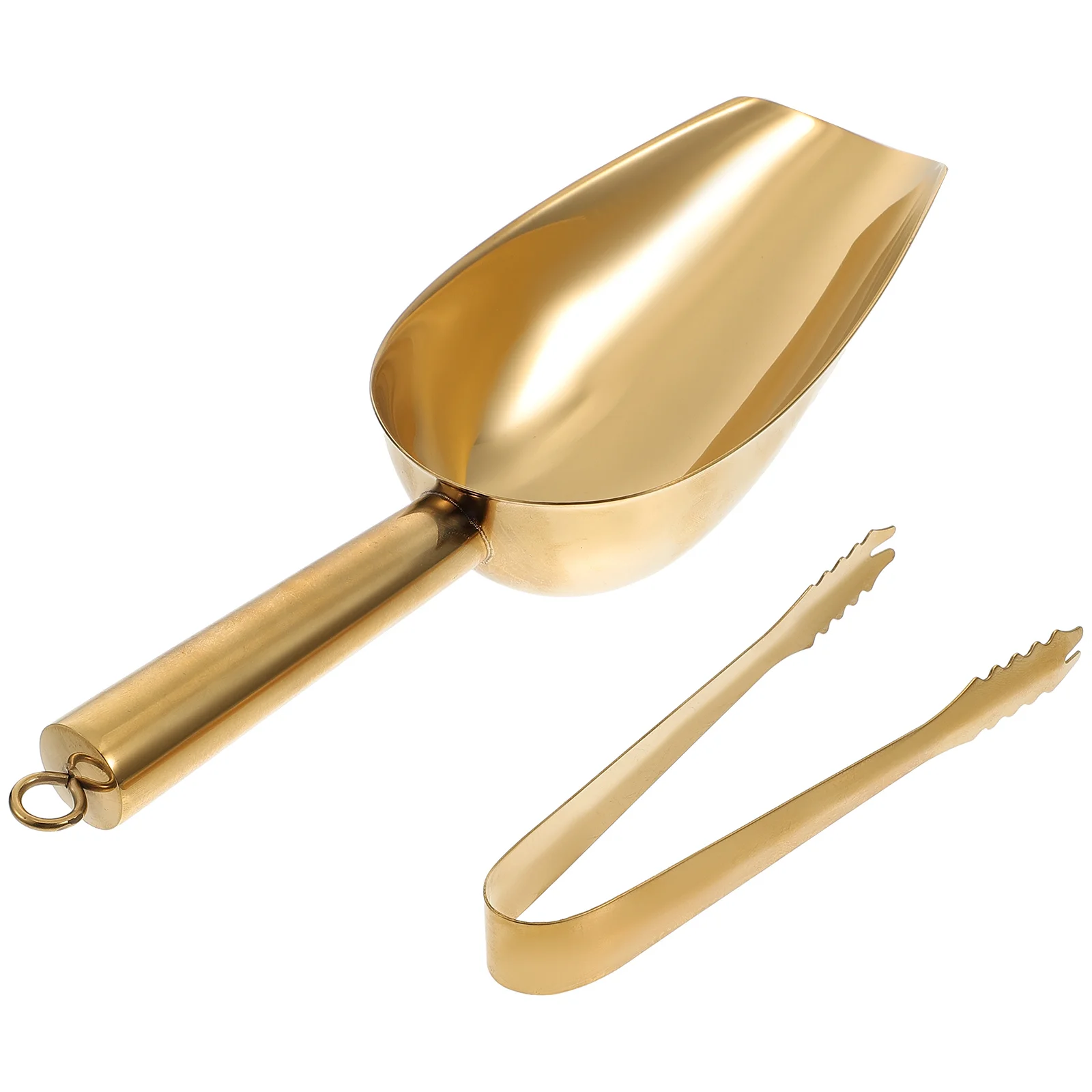 

Scoop Ice Stainless Tong Steel Tongs Cube Metal Crawfish Trays Bar Kitchen Flour Serving Buffet Sugar Set Mini Gold Clip Pick