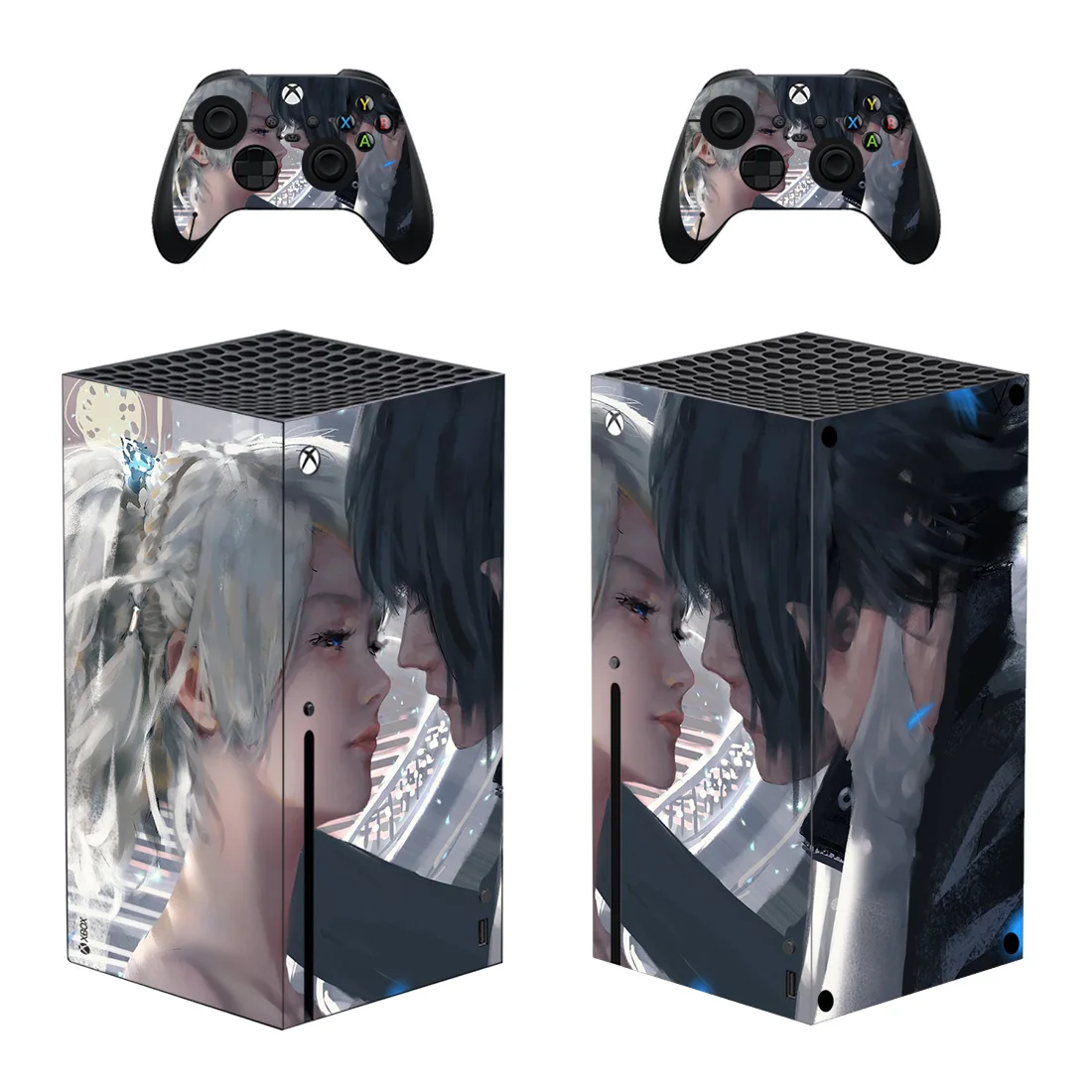 

Final Fantasy Style Xbox Series X Skin Sticker for Console & 2 Controllers Decal Vinyl Protective Skins Style 1