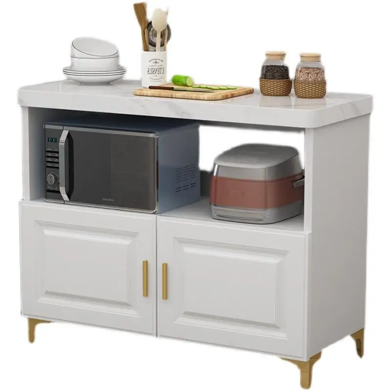 

Marble Stone Plate Sideboard Glass Modern Minimalist Kitchen Locker