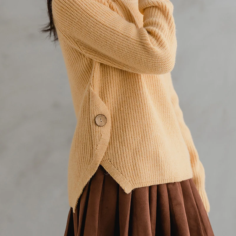 YourSeason Teen Girls Turtleneck Sweater 2021 Autumn Spring Children Fashion Thickened Knit Tops Girl Kids Warm Clothes |