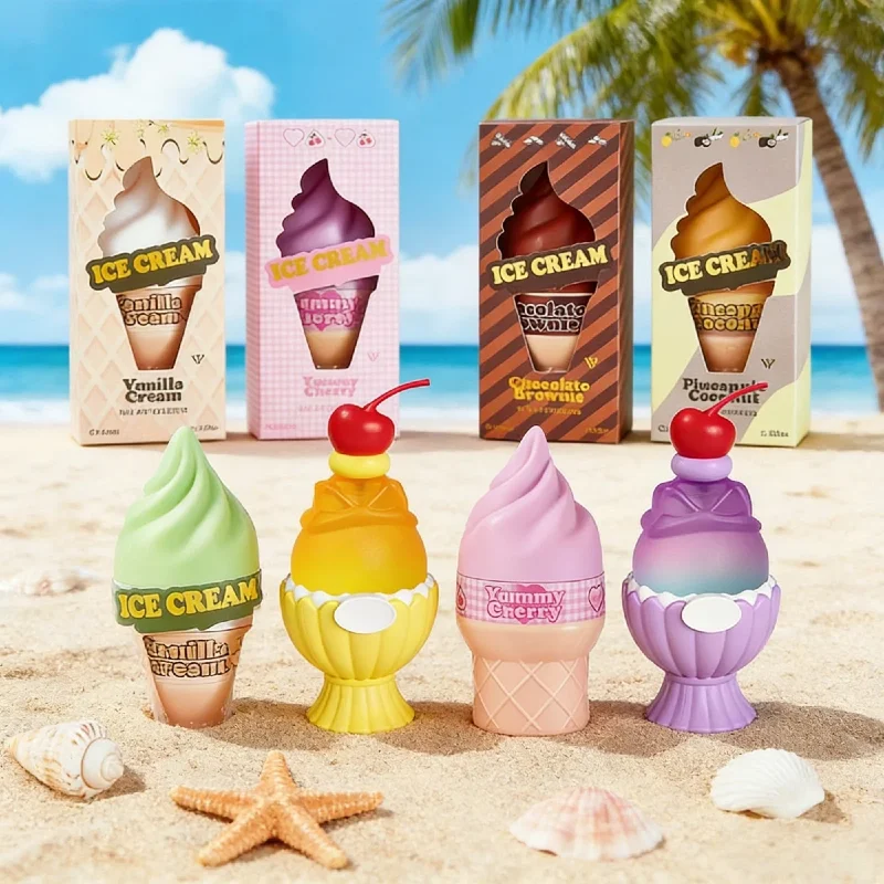 Фото Бестселлер: парфюмированный спрей для тела с ароматом мороженого, женский парфюм с ароматом мороженого, 100 мл, стойкий аромат, спрей для тела. №5