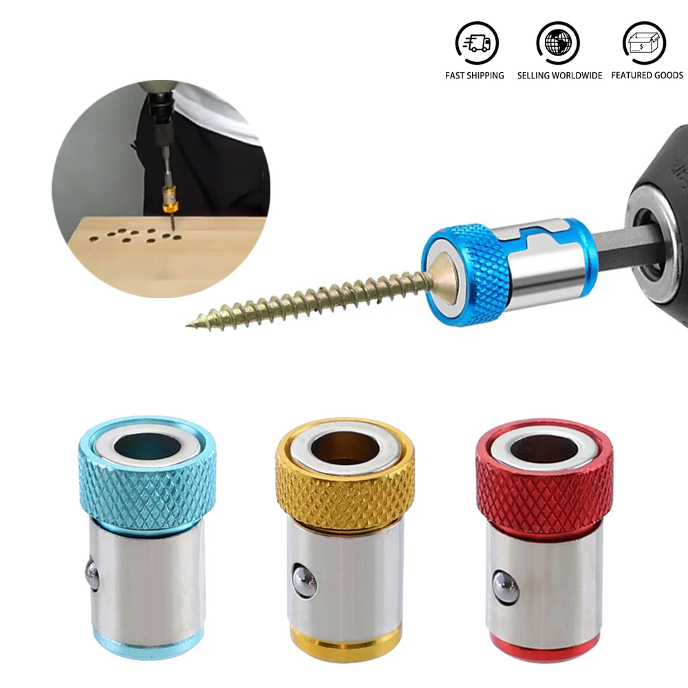 

Universal Magnetic Ring Alloy Magnetic Ring Screwdriver Bit Anti-corrosion Strong Magnetizer Drill Bit Magnetic Ring Tool