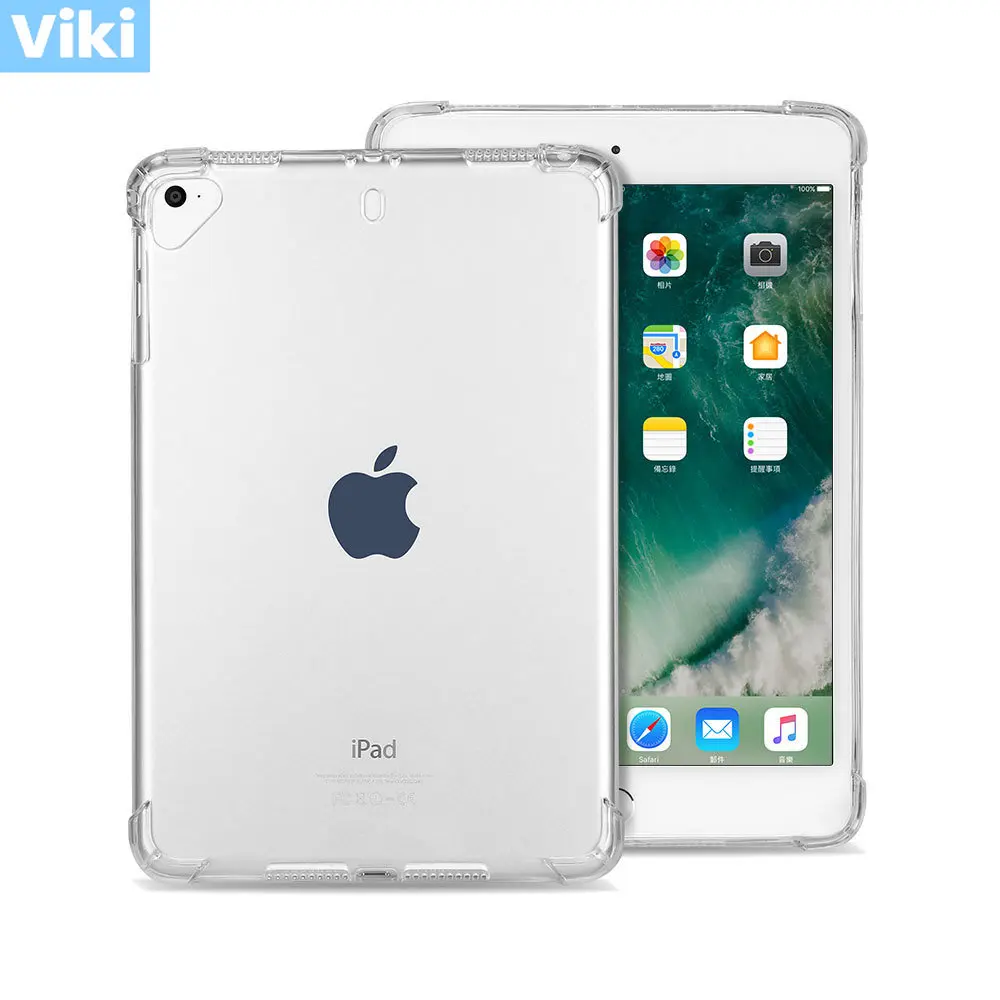 Мягкий прозрачный чехол Essidi для ipad mini 1 2 3 4 5 Прозрачный противоударный из ТПУ