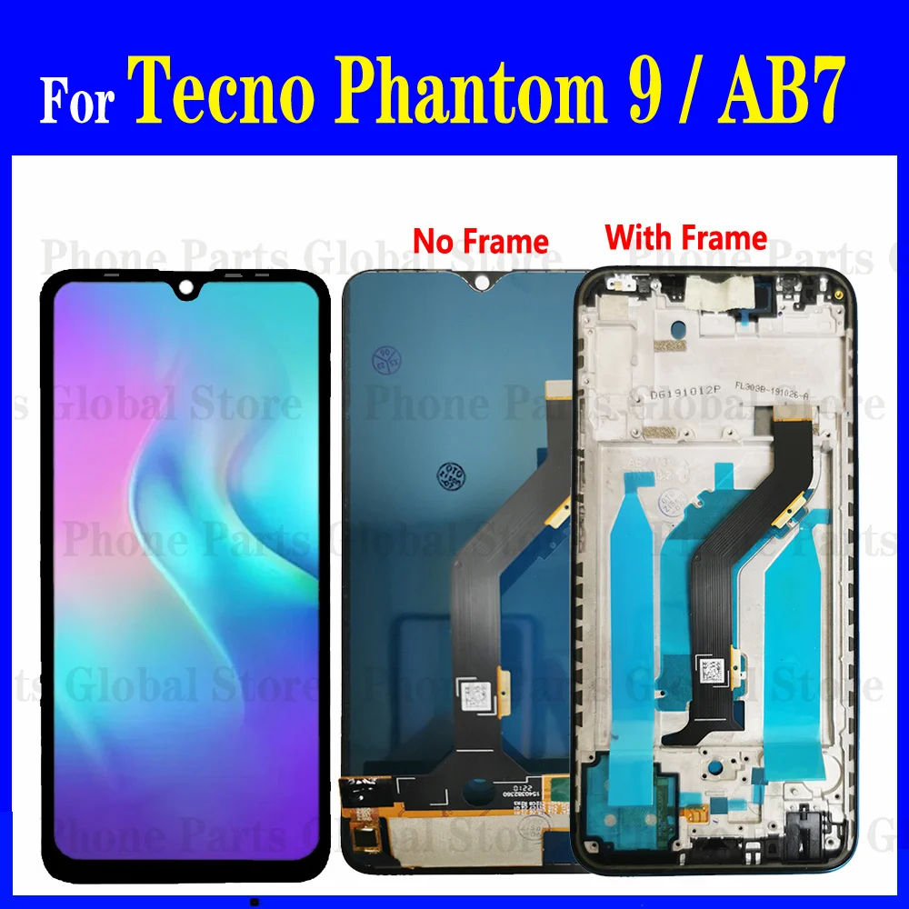 ЖК-дисплей Incell с рамкой для Tecno Phantom 9 AB7, сенсорный экран с цифровым преобразователем, датчик в сборе, запасные части для дисплея Phantom9 ЖК-дисплей Incell с рамкой для Tecno Phantom 9 AB7, сенсорный экран с цифровым преобразователем, датчик в сборе, запасные части для дисплея Phantom9