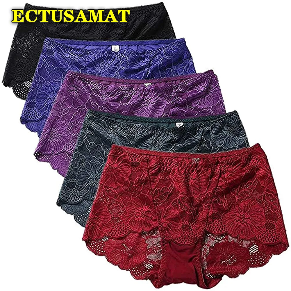 

3 упаковки, женские кружевные трусики с завышенной талией