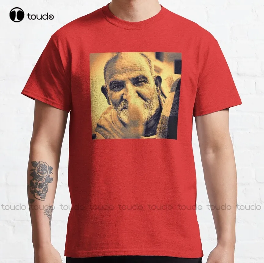 

Классическая мужская футболка 1x Karoli Baba Hanuman, хлопковая уличная простая винтажная Повседневная футболка, унисекс, рубашки