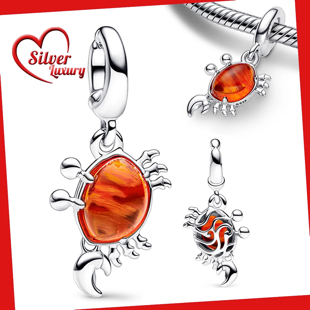 

Подвеска-краб из муранского стекла для изготовления ювелирных изделий