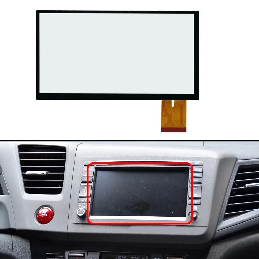 

Car Touch Screen Glass Digitizer For Honda 9th Civic (2012-2015) Black Glass Car Monitor Touch Screen High-Strength Durable