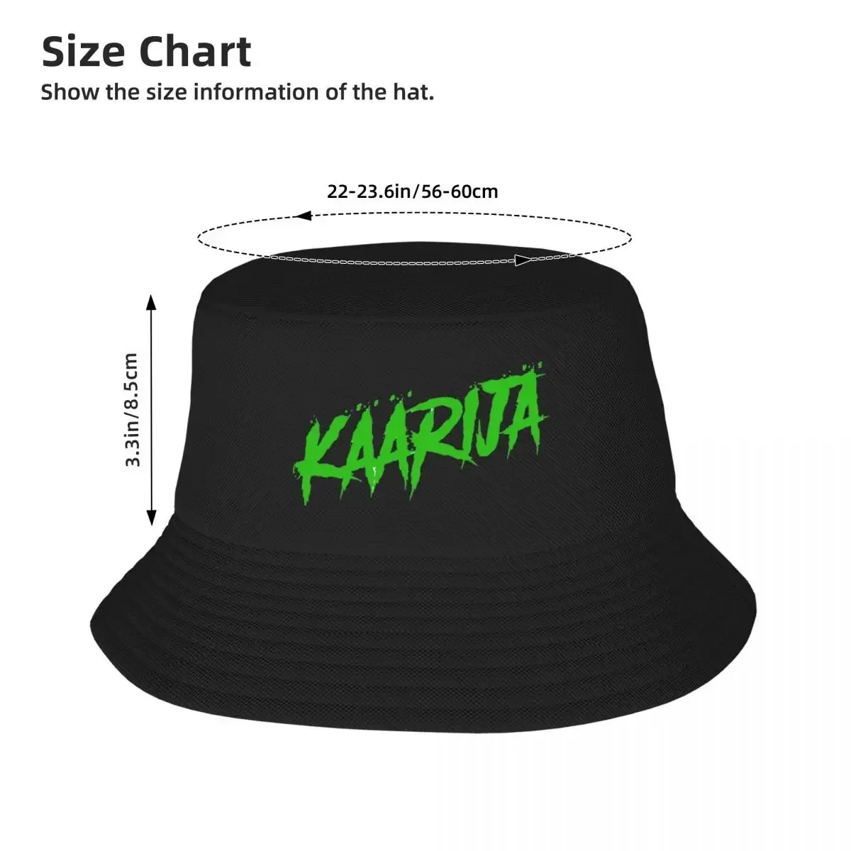 Панама с логотипом Kaarija для детей шапки Боб уличные крутые Двусторонние Шапки