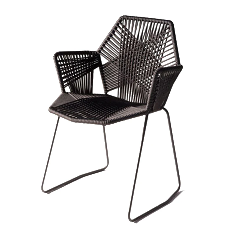 

YY Woven Single Seat Chair Nordic Modern Simple Home Balcony Outdoor