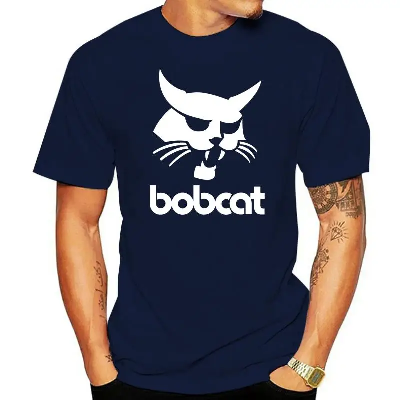 

Тяжелое оборудование Bobcat, Мужская футболка с логотипом, футболка S M L Xl 2Xl 3Xl 012111