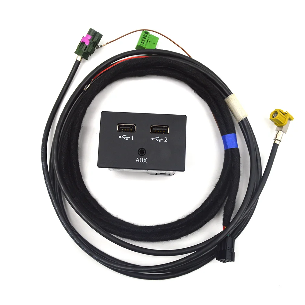 

Переключатель Carplay для Audi A3 A6 A7 RS3, интерфейс внешнего источника звука с двумя USB, 81A 035 736 81A 035 736 81A 035 726 81A 035 726