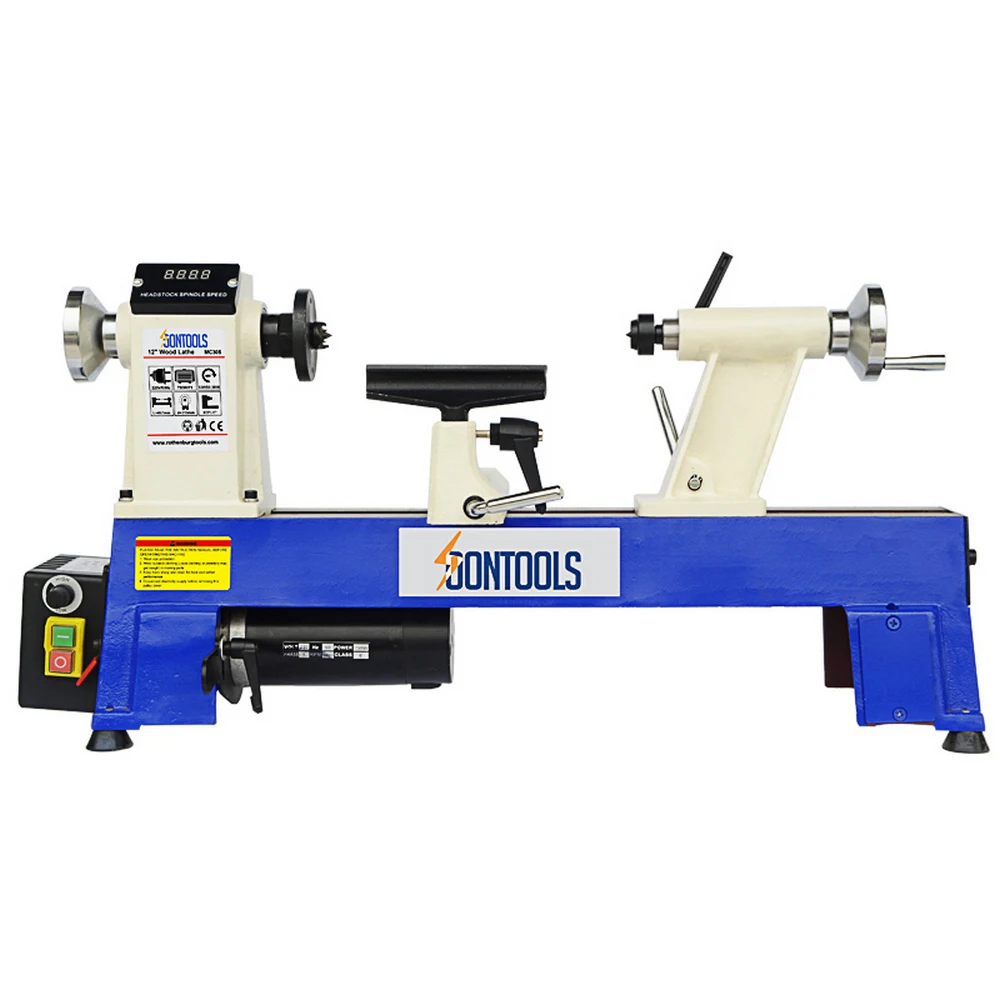 

Wooden Wood Lathe Machine Woodworking Small Multi Functional Home Digital Display Mini Spinning DIY Homemade