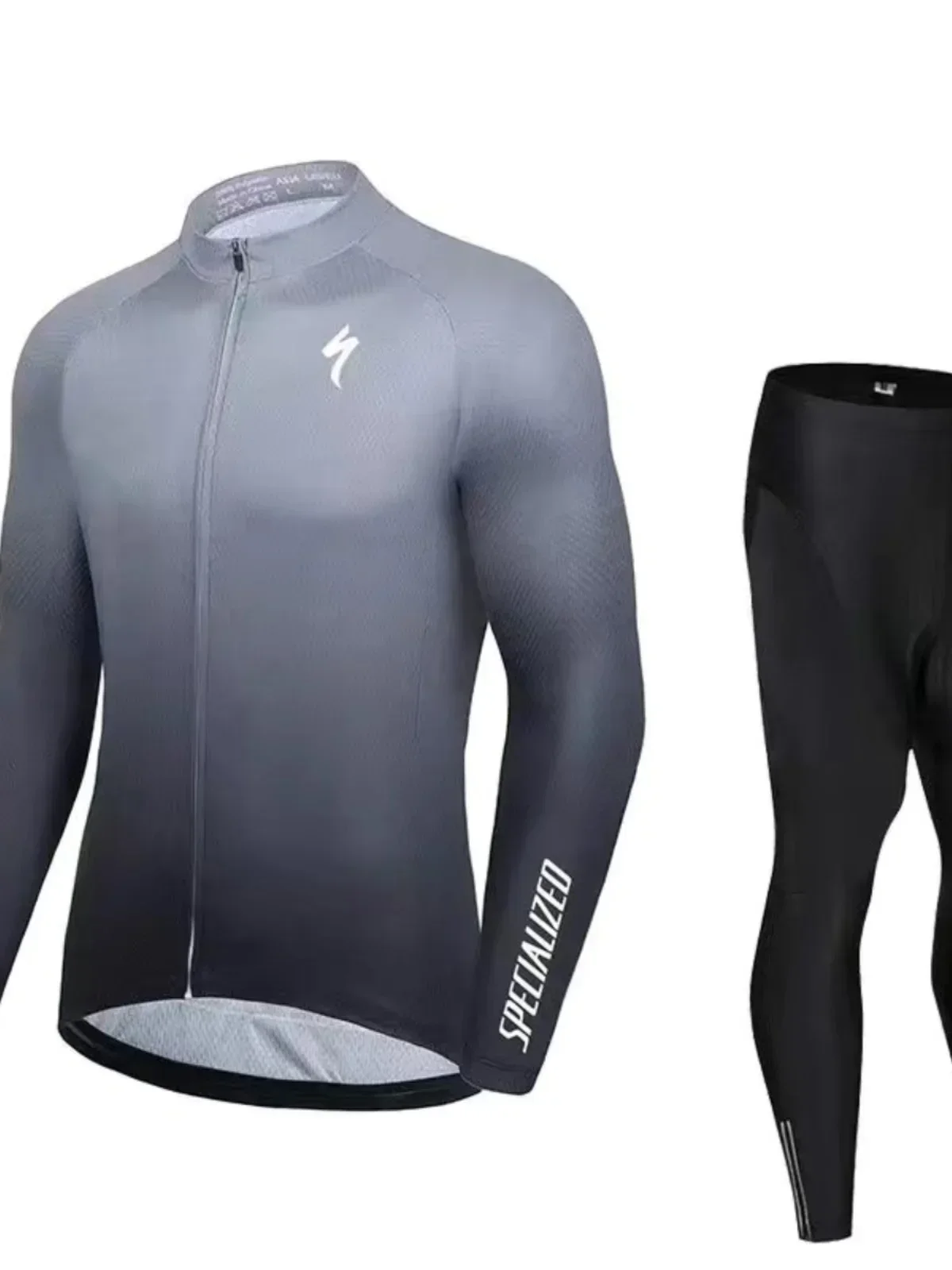 2024 Autumn Long Sleeve Cycling Jersey Pants Wears MTB Ropa Ciclismo Bicycle Clothes Warm Bike Clothing Sets Jacket