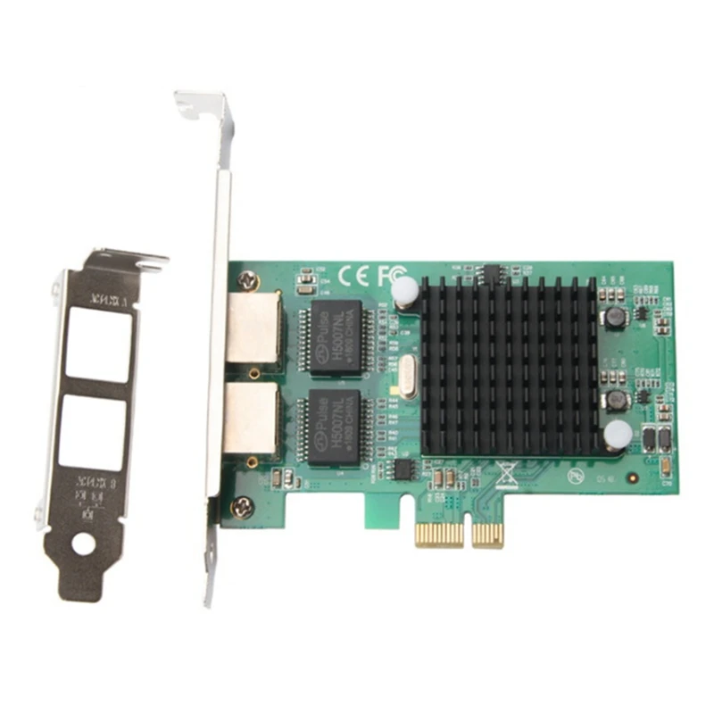 

Dual Port Gigabit Network Card PCIE Dual Port Controller Gigabit Network Card For Computer High Speed Network Card