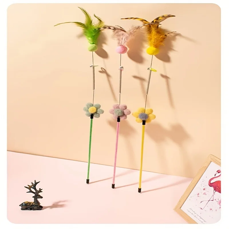 

Cat toys, long steel wire, fur balls, feathers, cat sticks, extended cat sticks, cat scratching and biting toys