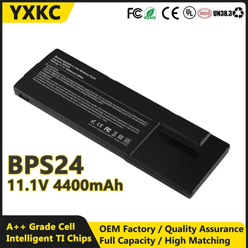 YXKC BPS24 11 1 В 4400 мАч аккумулятор для ноутбука Sony Vaio VGP-BPL24 VGP-BPS24 VGP-BPSC24 серия