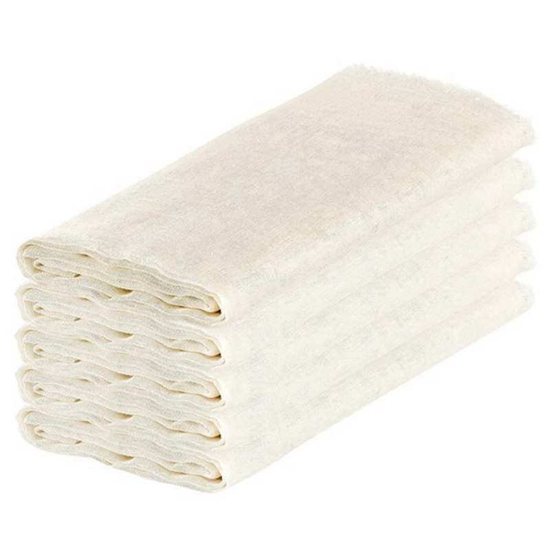 

Муслиновые ткани для приготовления пищи, неотбеленные ткани для сыра, хлопковые многоразовые и моющиеся ткани для сыра для связывания