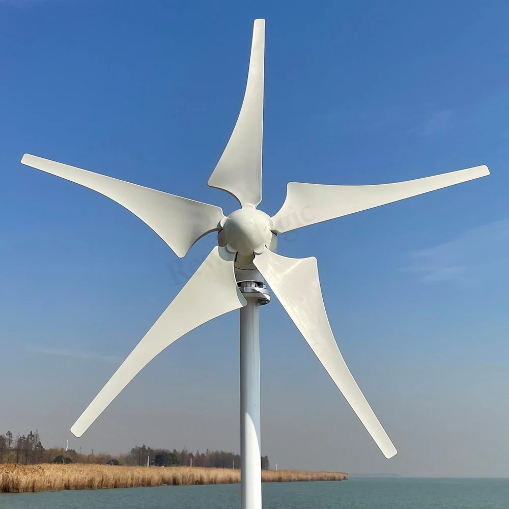 Маленький генератор турбины с ветряной мельницей 3 кВт 2 48 в 24 12 В 3/5/6 лопастей