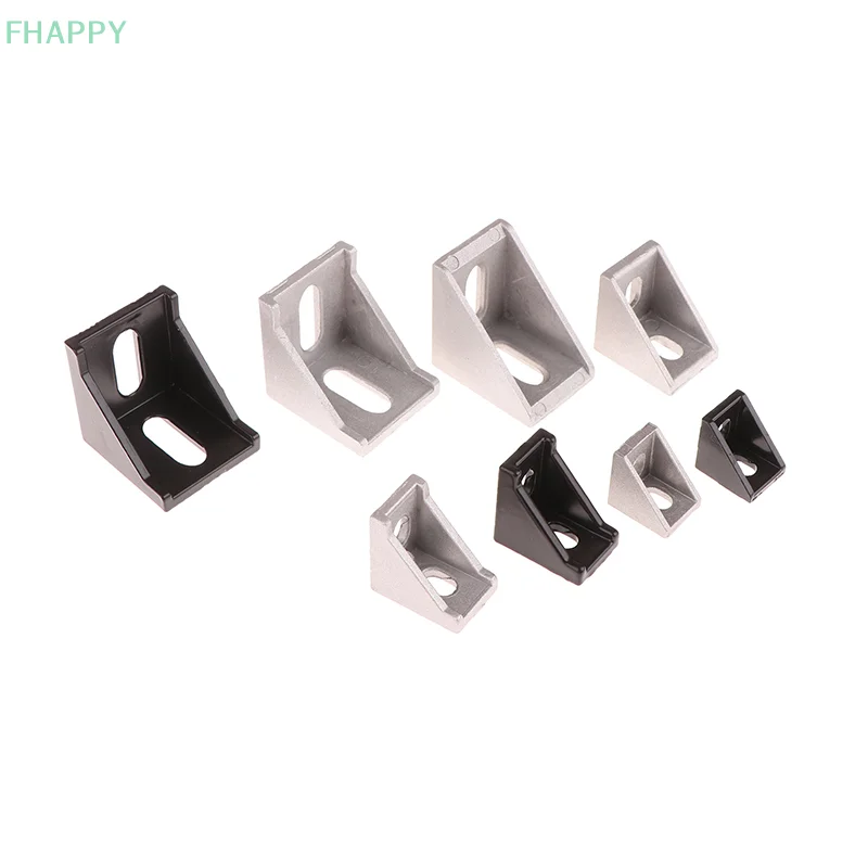 10 шт. угловой фитинг алюминиевый коннектор крепежный кронштейн 2020 2028 2430 3040 для