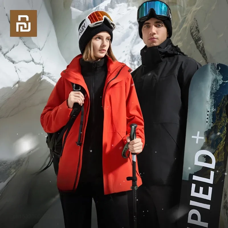 Youpin Supield 2024 пальто три в одном штурмовой костюм альпинистская куртка для мужчин и