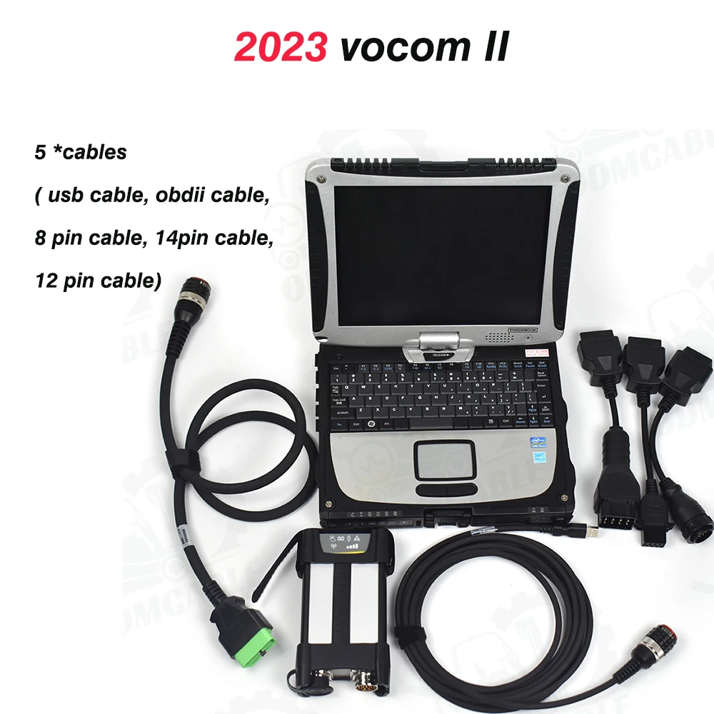 

PTT 2.8.150 dev2tool диагностический инструмент с CF19 ноутбук 88894000 VOCOM II сверхмощный грузовик диагностический инструмент
