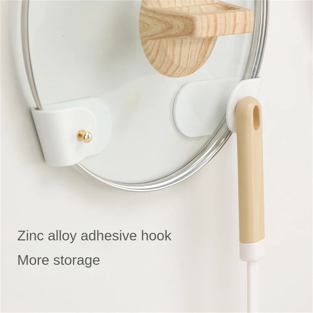 Настенный держатель для крышки кастрюли самоклеящийся подвесной стеллаж