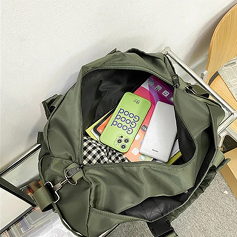 Travel Handbag for Men Women Portable Weekend Shoulder Duffle Large Capacity Luggage Waterproof Nylon Casual Overnight Pack XM3