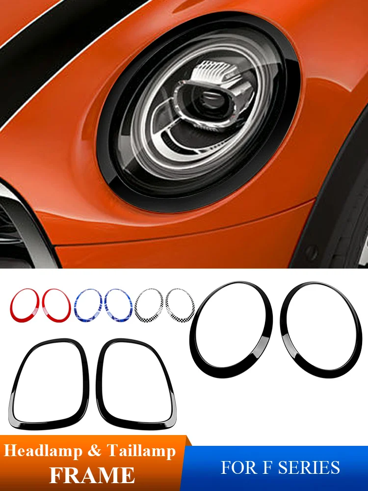 Car Headlight Decoration Frame Rear Light Sticker Car Styling For M Coope r 1+ S Club Coutry F 54 F 55 F 56 F 60 J C W
