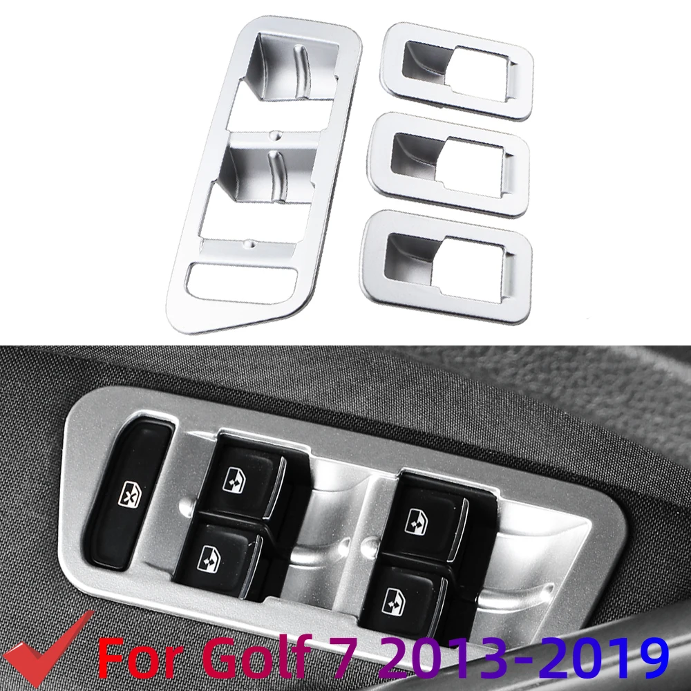 Хромированная кнопка панели из АБС-пластика для VW Volkswagen Golf 7 MK7 2013-2017 GTI R GTE LHD
