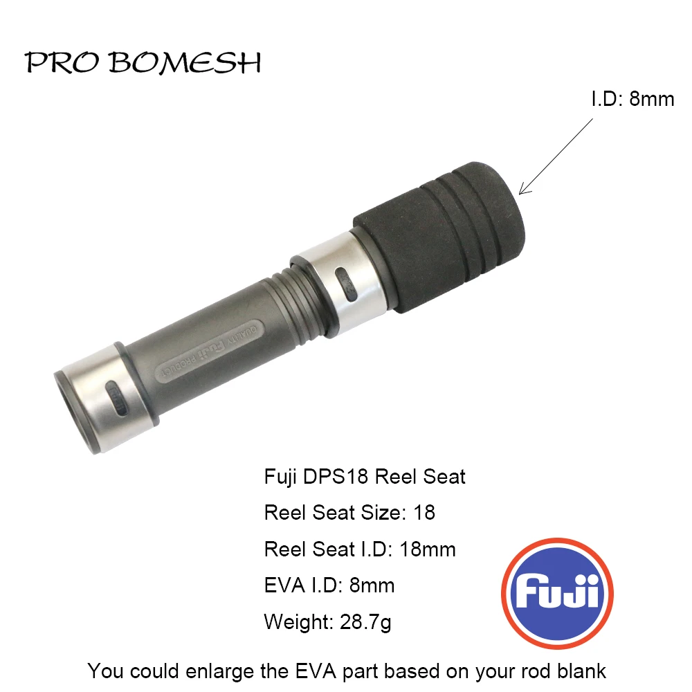 Pro Bomesh 1 комплект FUJI DPS TCS PLS 18 # катушка для сиденья из ЭВА лодка рыболовная удочка