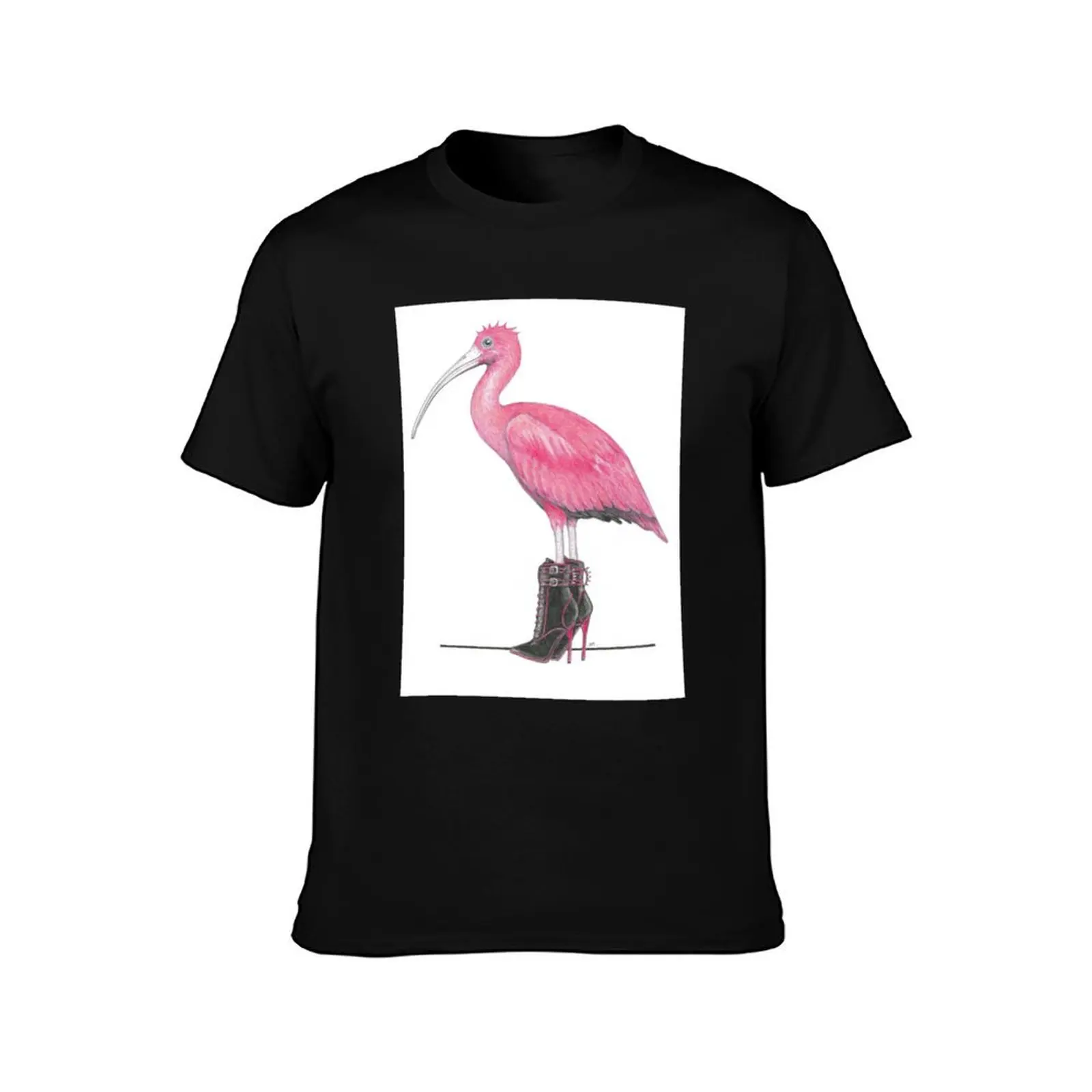Фото Футболка Scarlet Ibis in Dangerous Shoes, повседневная модная уличная футболка №2